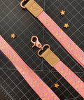 Pink Lemon Lanyard with Rose Gold Clasp