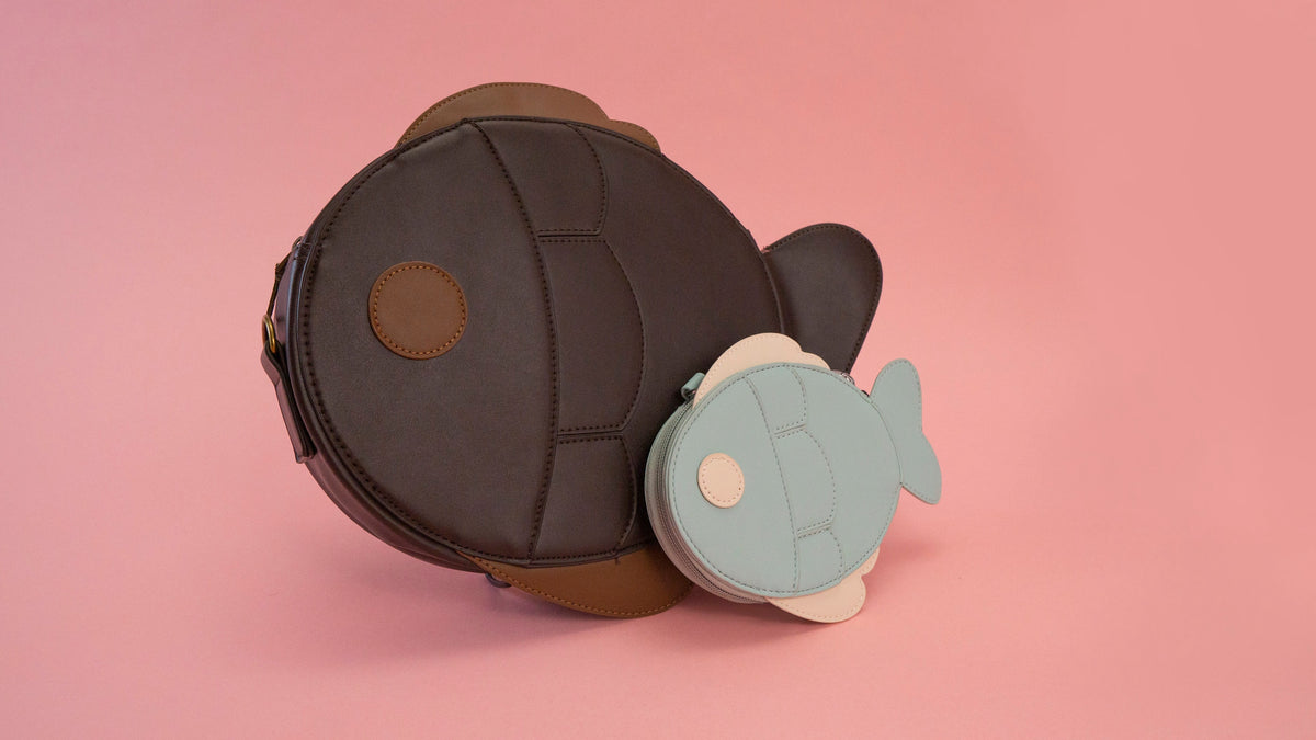 Pastel Fish Bag and Mini Fish Bag