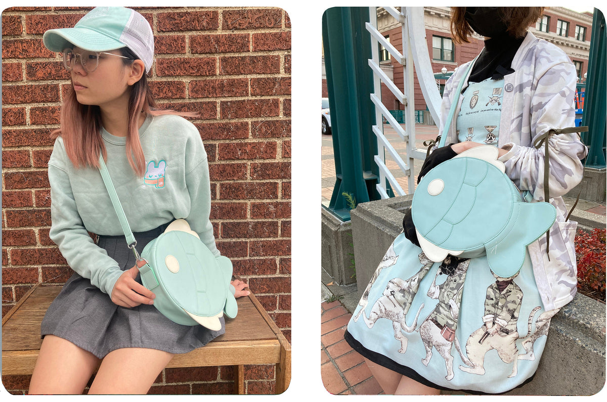Pastel Fish Bag and Mini Fish Bag