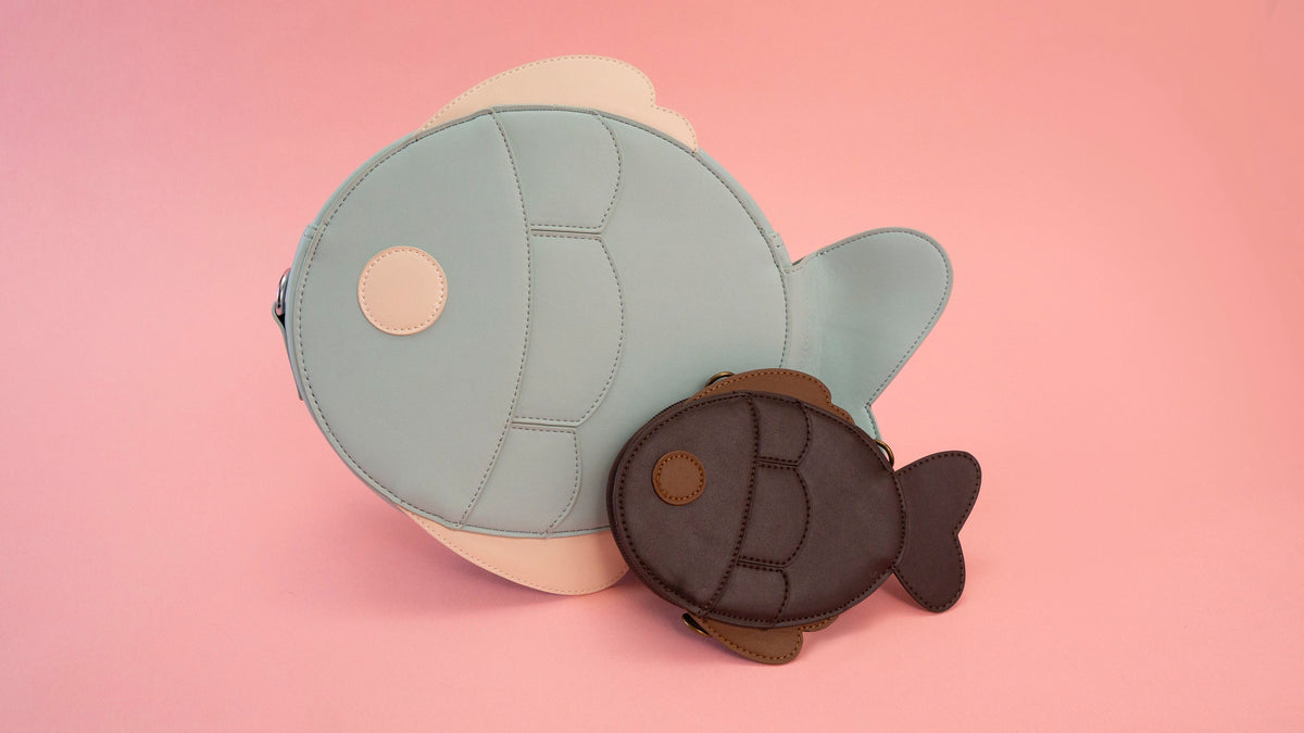 Pastel Fish Bag and Mini Fish Bag